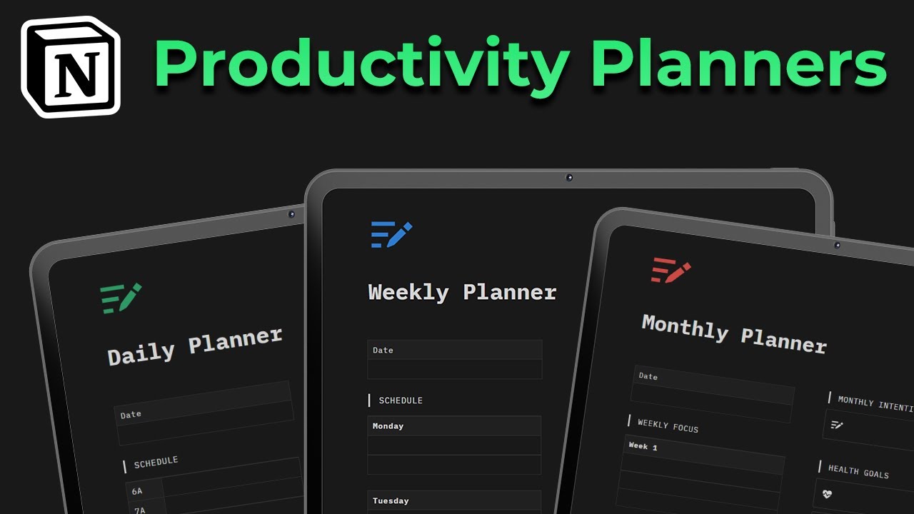 Boost Your Productivity: 3 Notion Productivity Planners for Focus