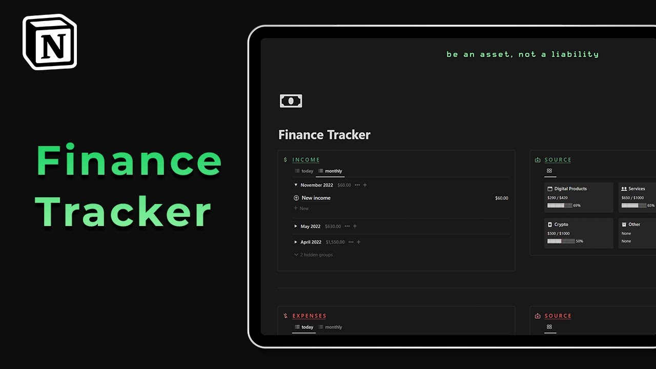 Streamline Your Finances with the Ultimate Notion Finance Tracker