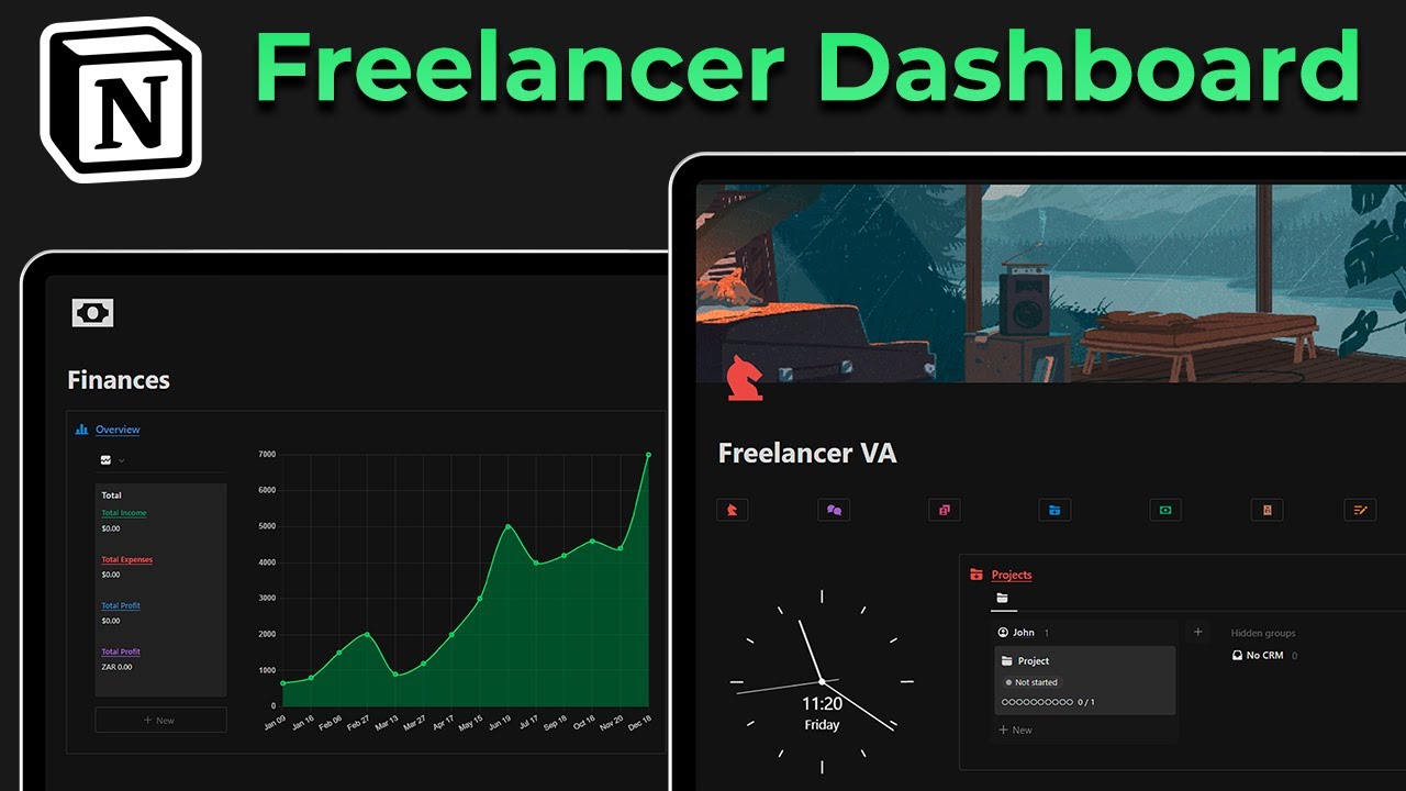 The Notion Dashboard: A Comprehensive Tool for Freelancers