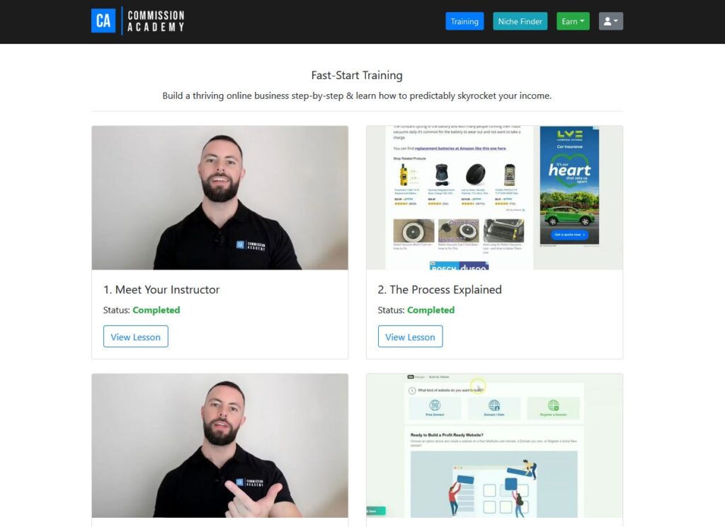 Learn Affiliate Marketing with Commission Academy
